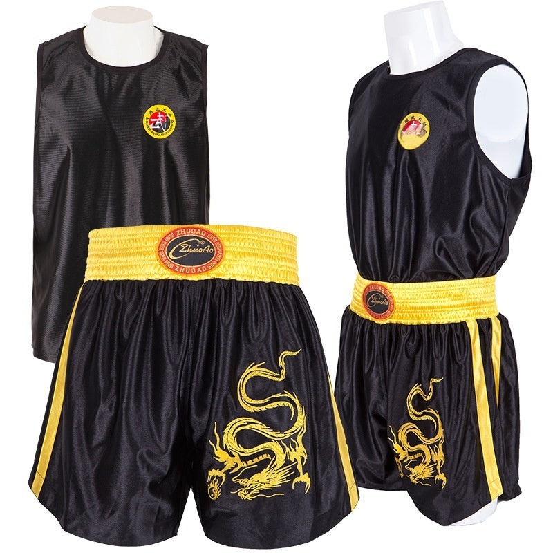 Zhuoao Solong Tattoo Clothes For Sanda Muay Thai Shorts Men And Women