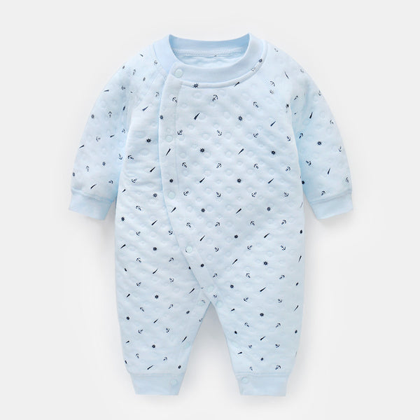 Baby Warm Quilted One Piece Clothes For Men